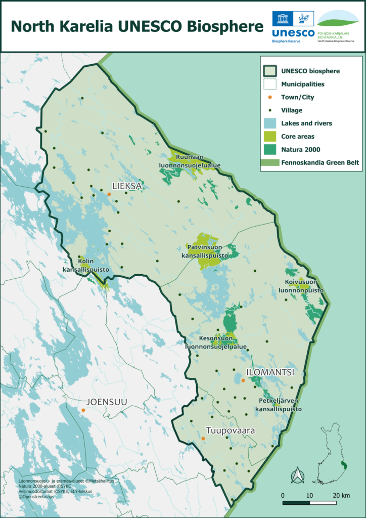 Map of the biosphere