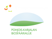 Elinvoimakeskuksen ja Pohjois-Karjalan biosfäärialueen logot päällekkäin.