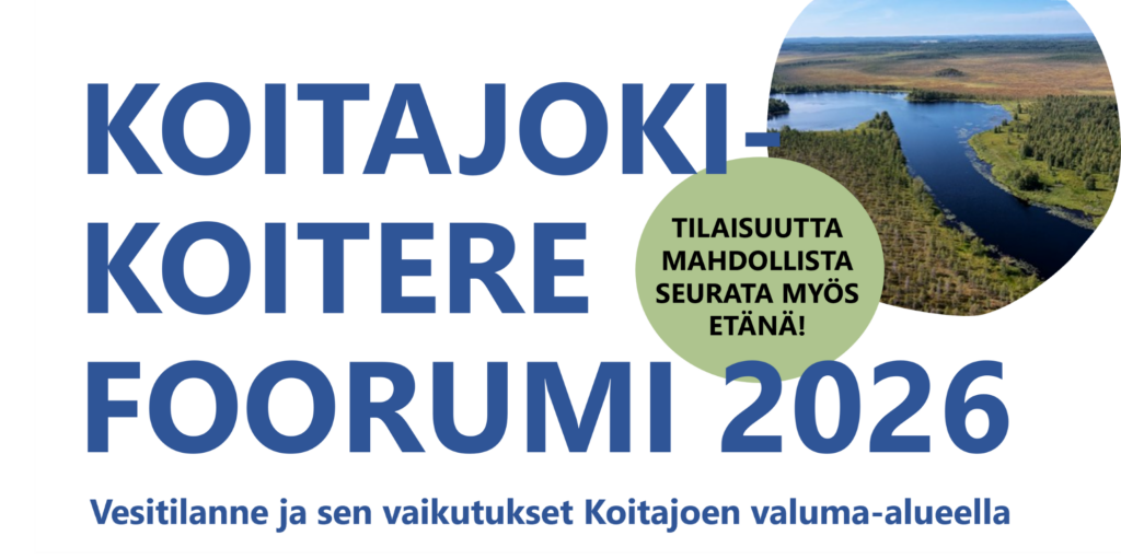 Kuvassa teksti Koitajoki-Koitere foorumi 2026